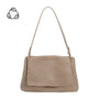Natalia Taupe Recycled Vegan Shoulder Bag