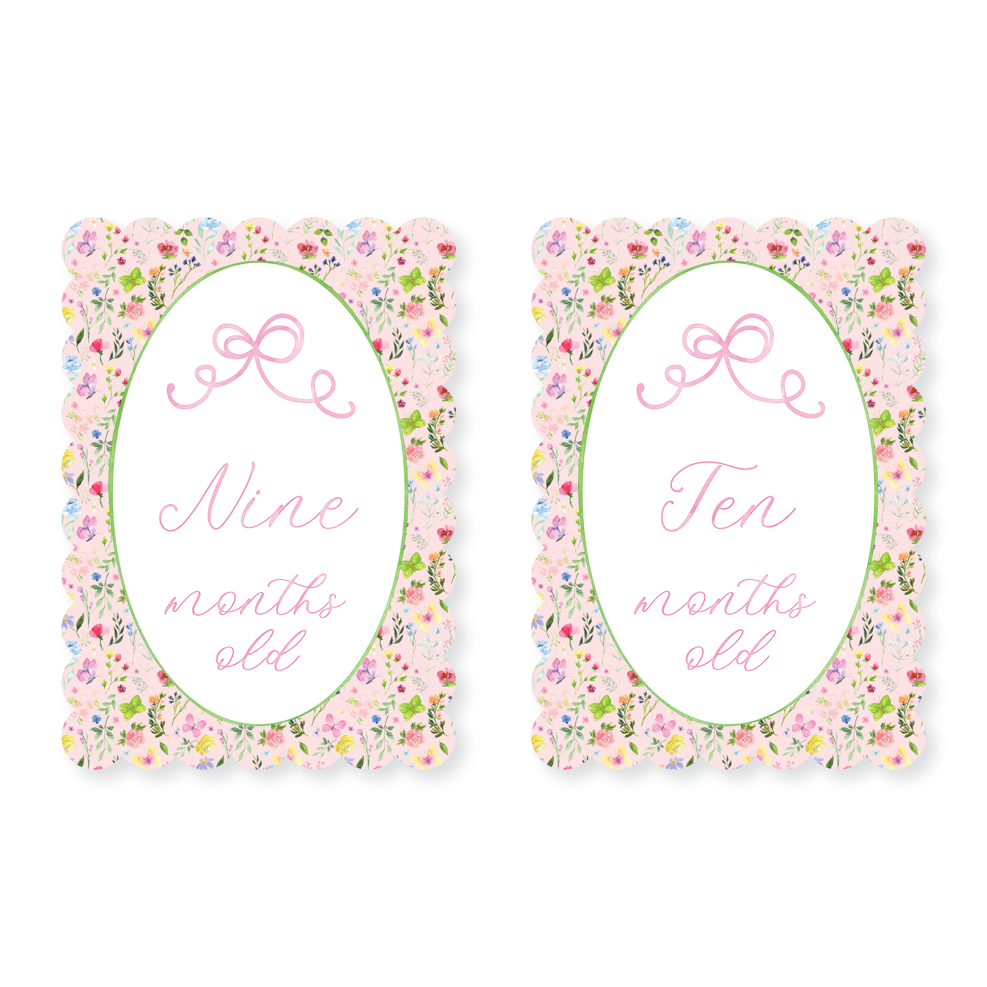 Wildflower Milestone Cards