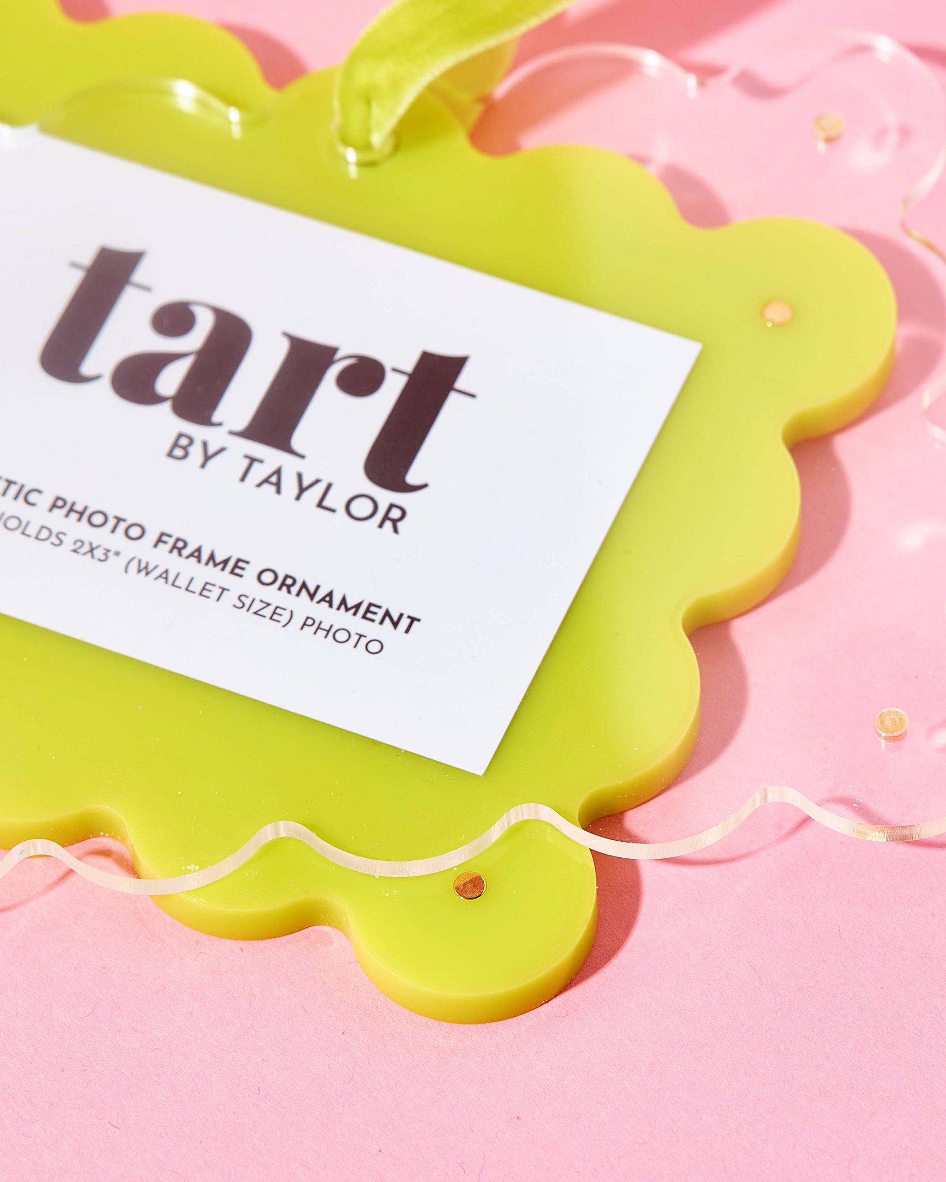 Chartreuse Frame Ornament