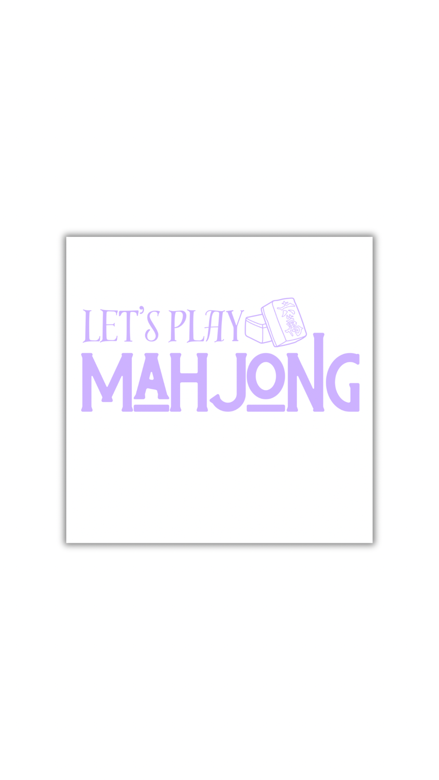 Let’s Play Mahjong Paper Napkins