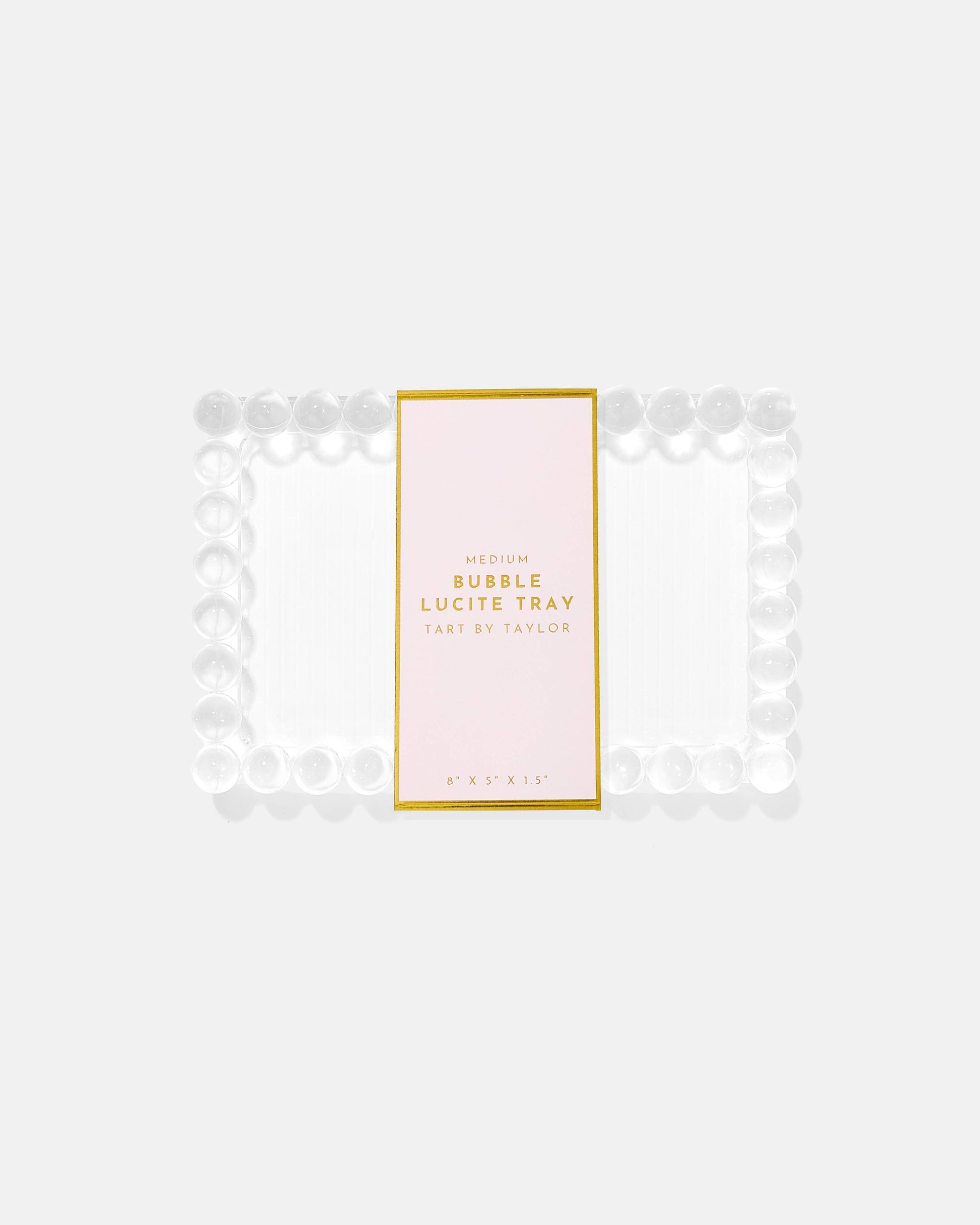 Medium Bubble Lucite Tray