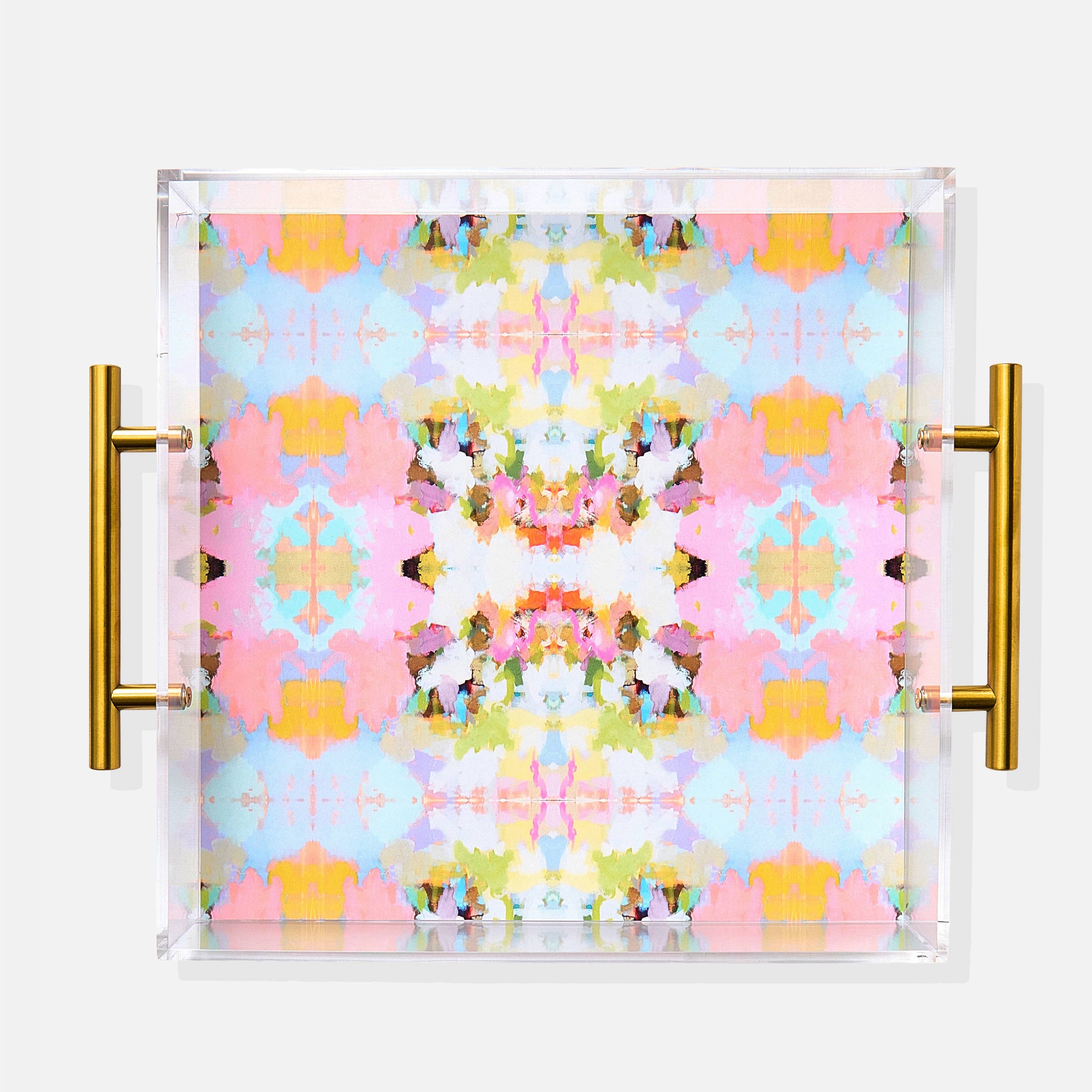 Brooks Avenue Pink (Laura Park Designs) Acrylic Large Tray