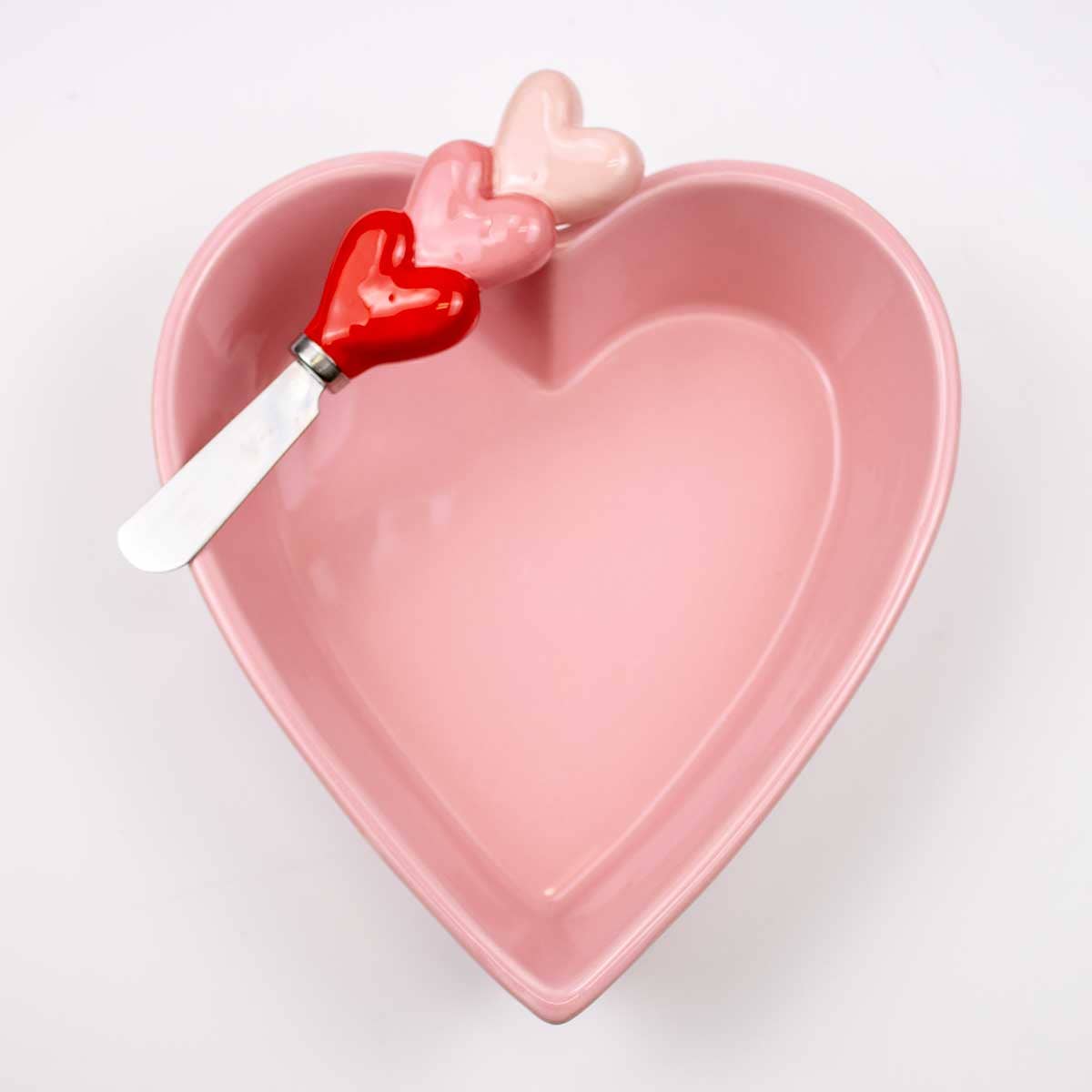 Heart Spreader   Cherry/Pink/Light Pink   6"