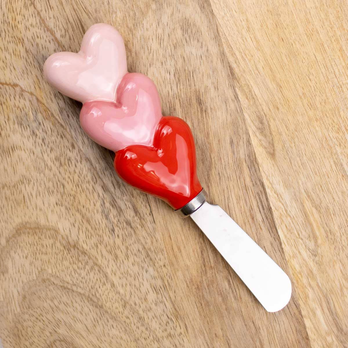 Heart Spreader   Cherry/Pink/Light Pink   6"
