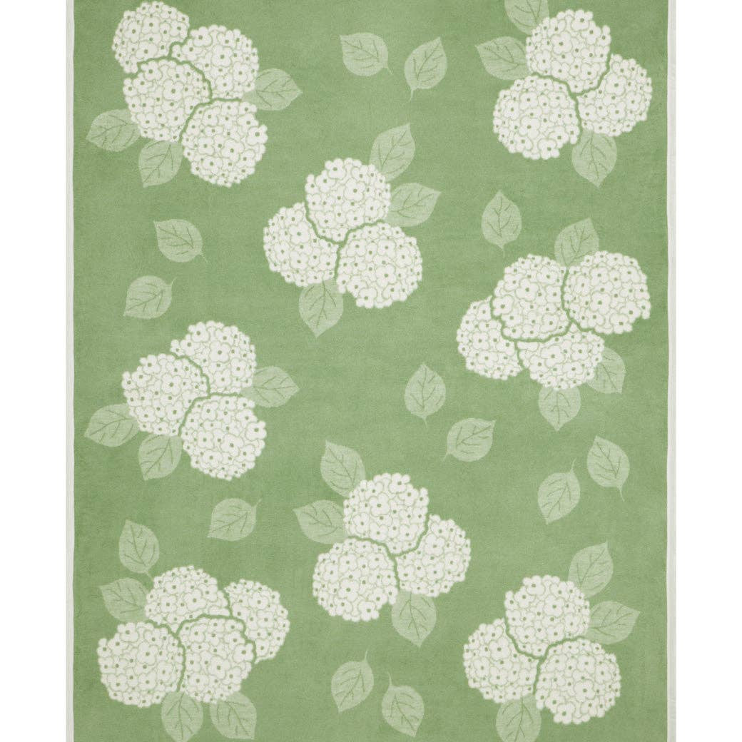 Hydrangeas Sage Blanket