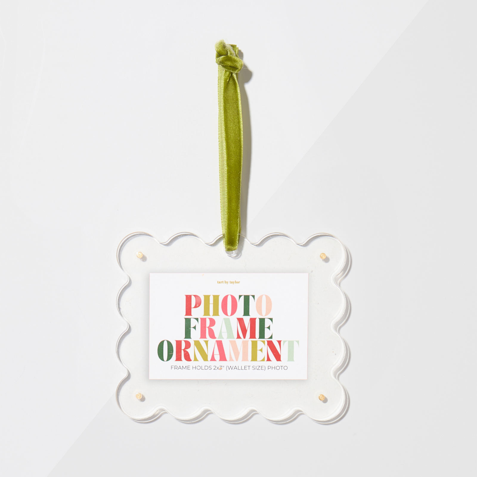 Clear Mini Frame Ornament