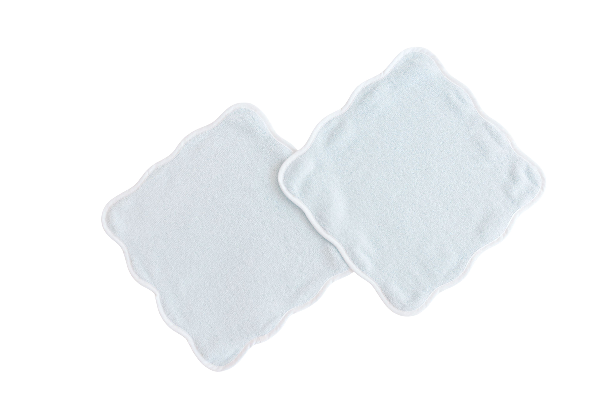 Wash Cloth Set Of 2 - Blue Terry