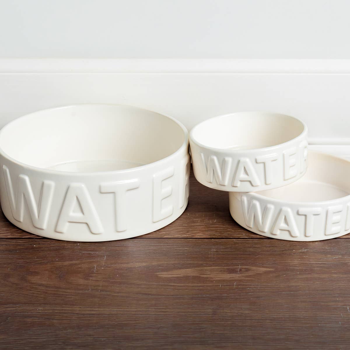 Classic Water White Pet Bowl