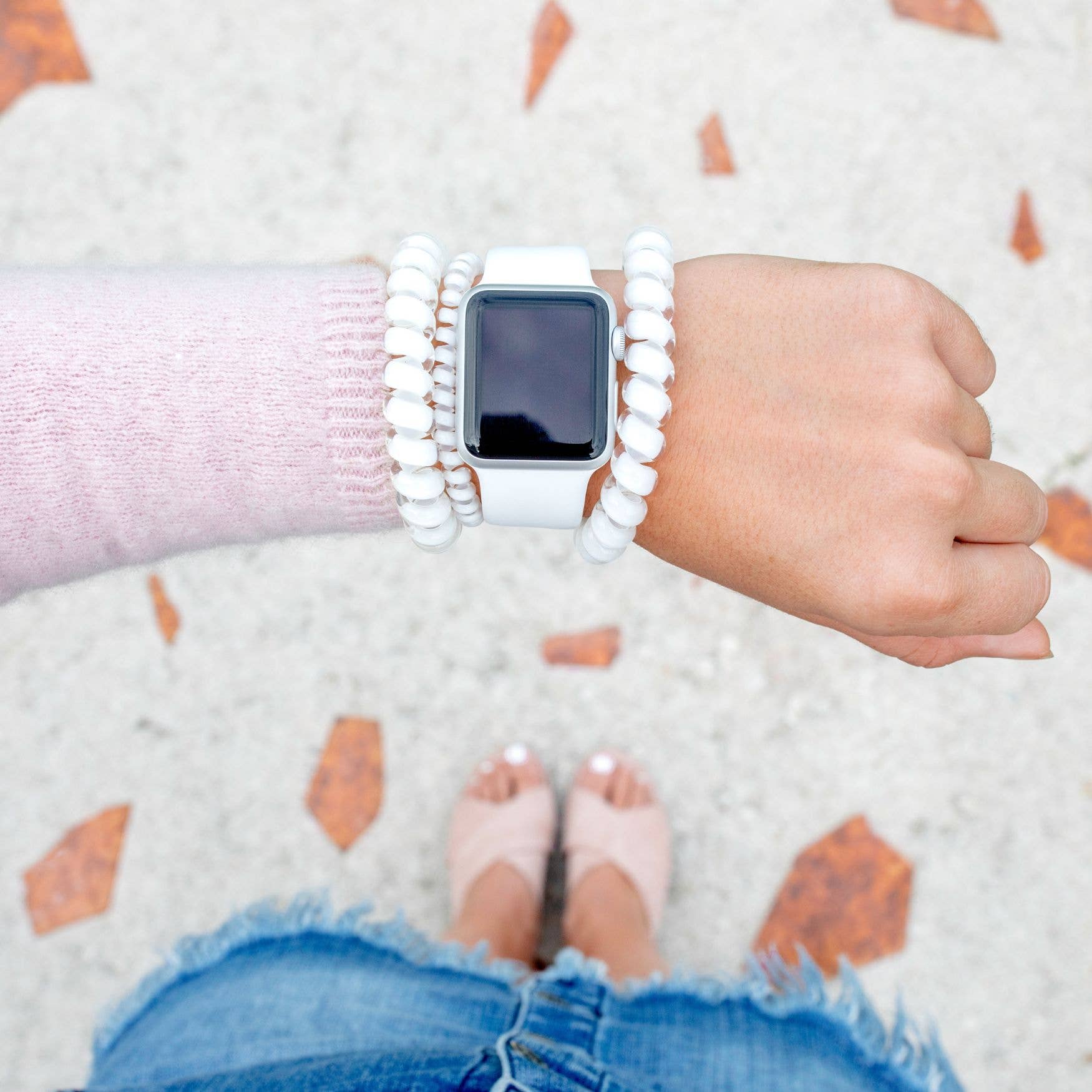 Spiral Hair Coils | Small | Coconut White Hair Ties