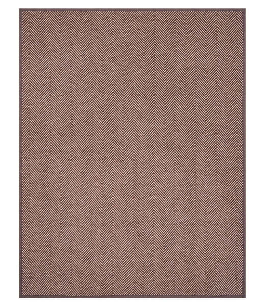 Harborview Herringbone Chocolate Blanket