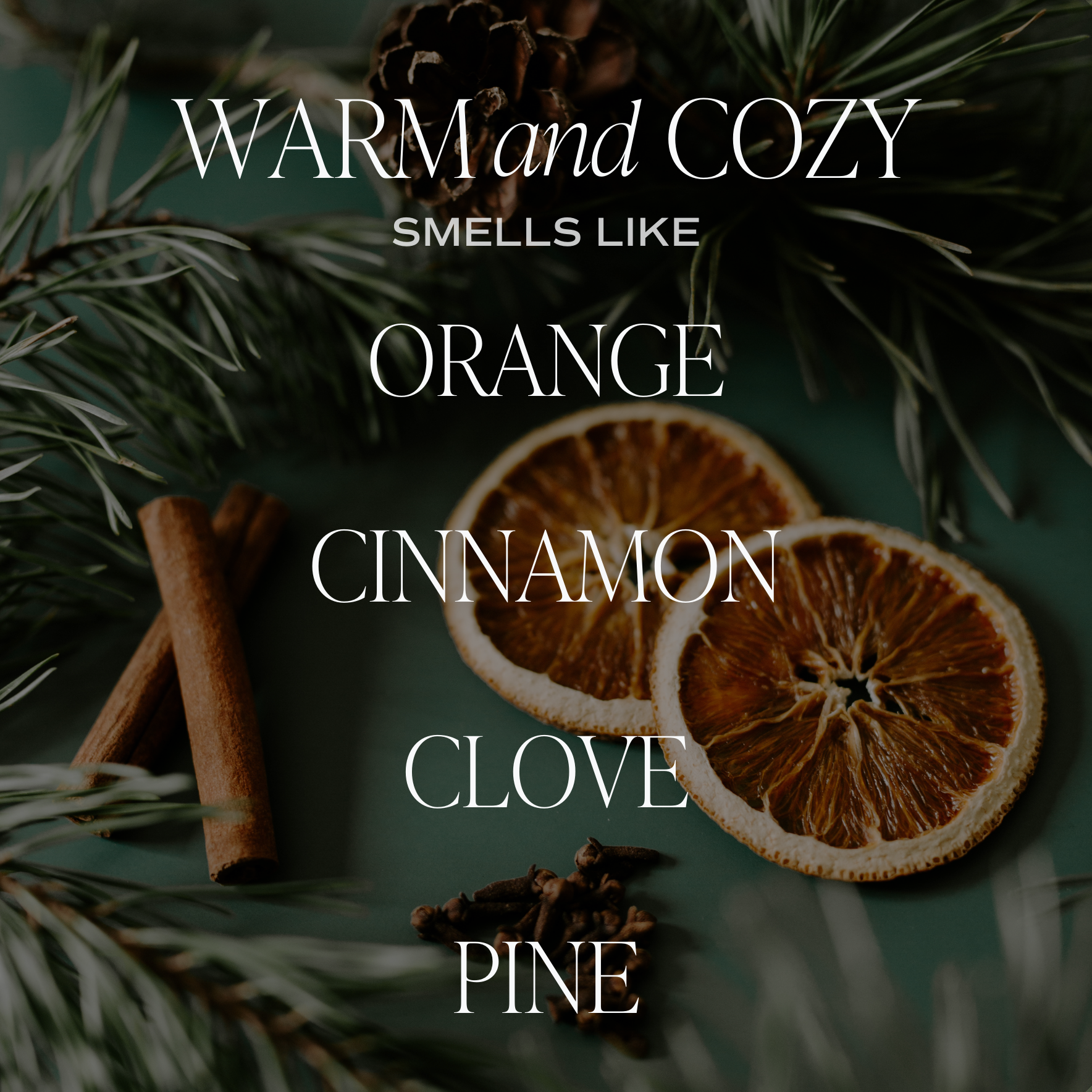 Warm and Cozy 15 oz Soy Candle, Matte Jar- Home Decor, Gifts