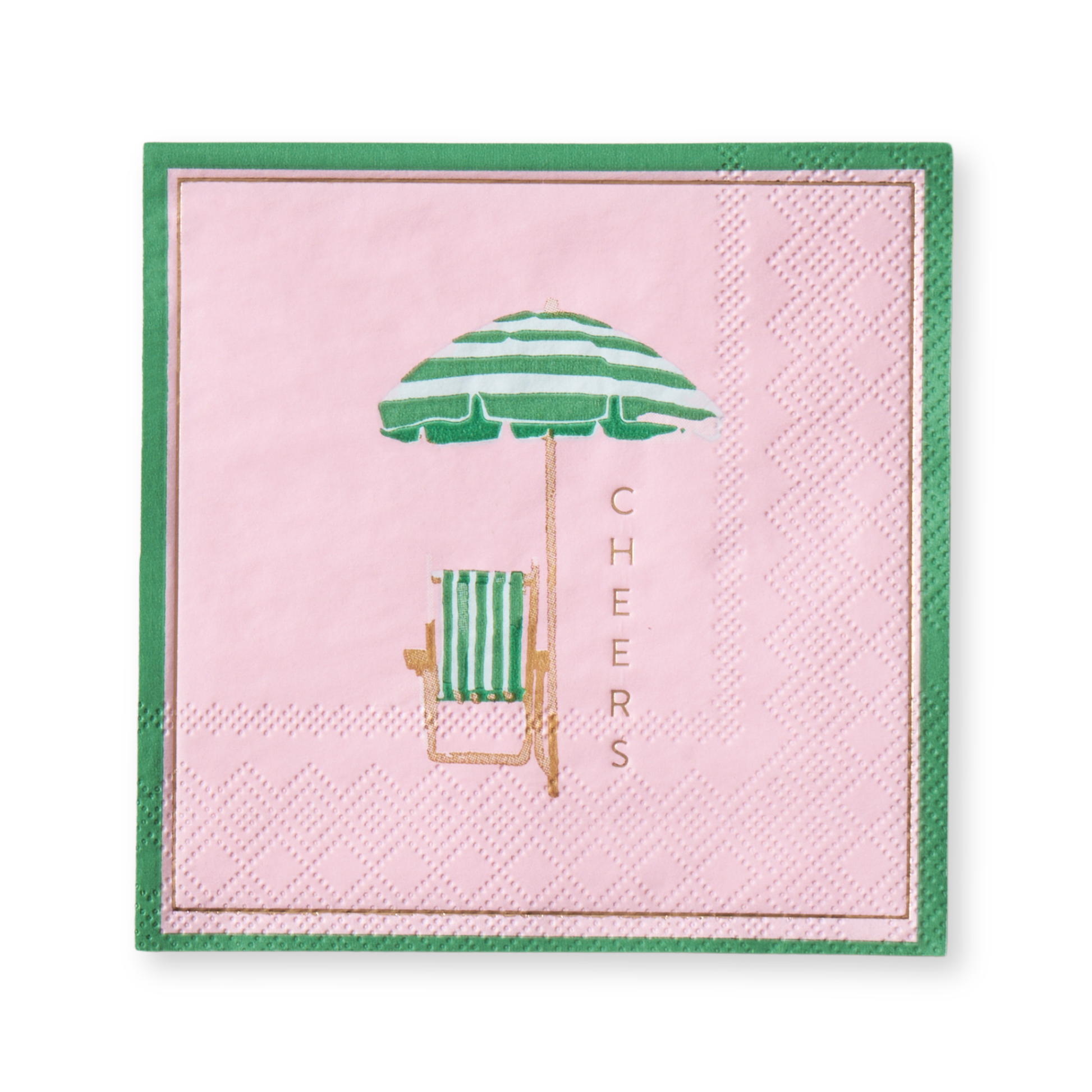 Palm Beach - Cheers Cabana Umbrella Cocktail Napkin
