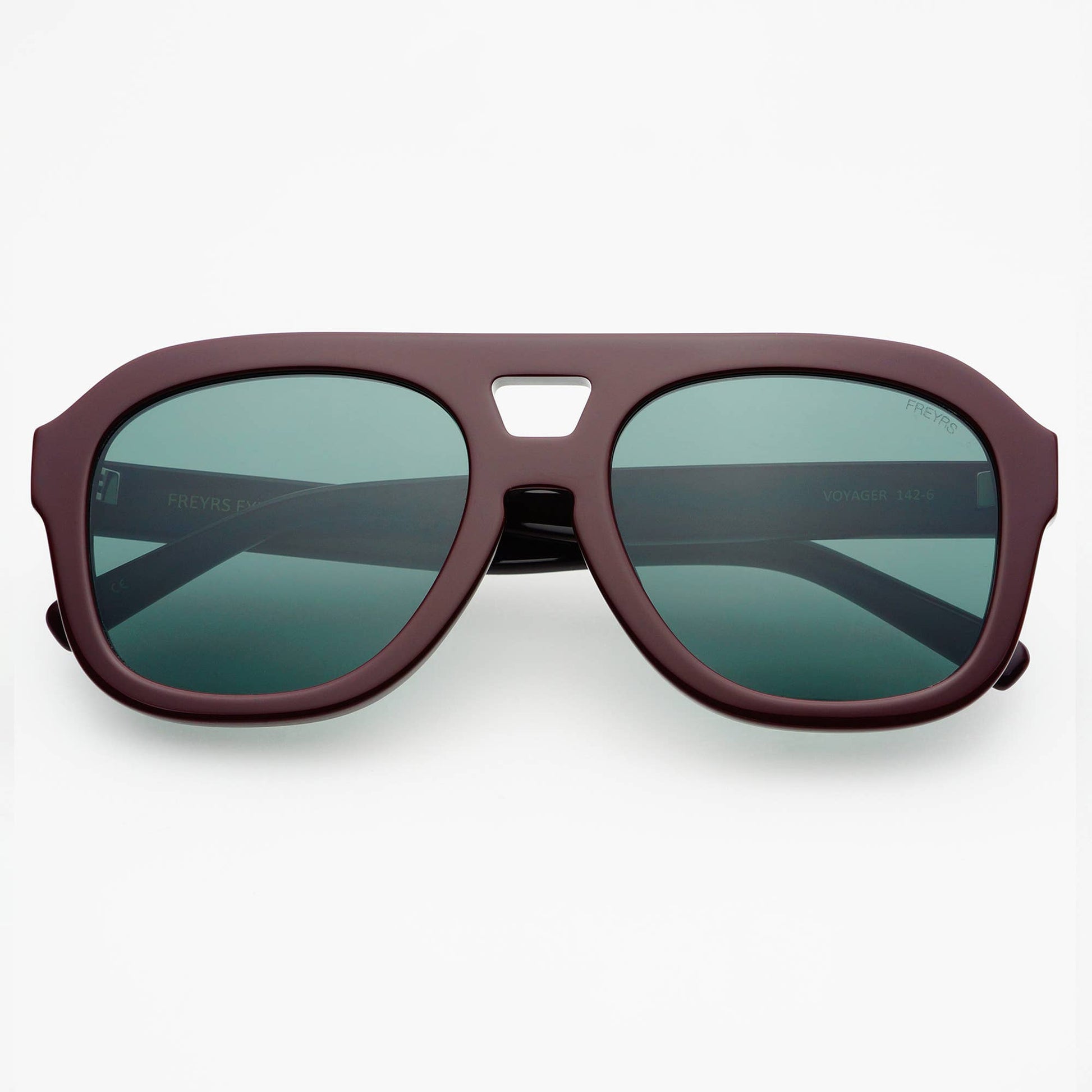 Voyager Acetate Oversized Aviator Sunglasses