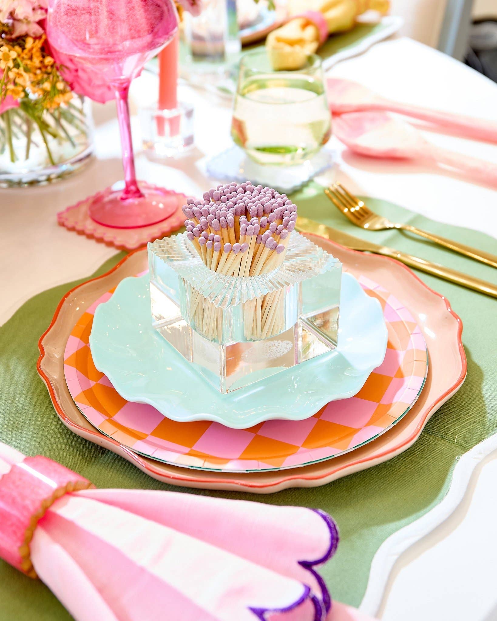 Square Match Striker | Lavender Matches