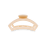 Open Hair Clip | Small | Almond Beige