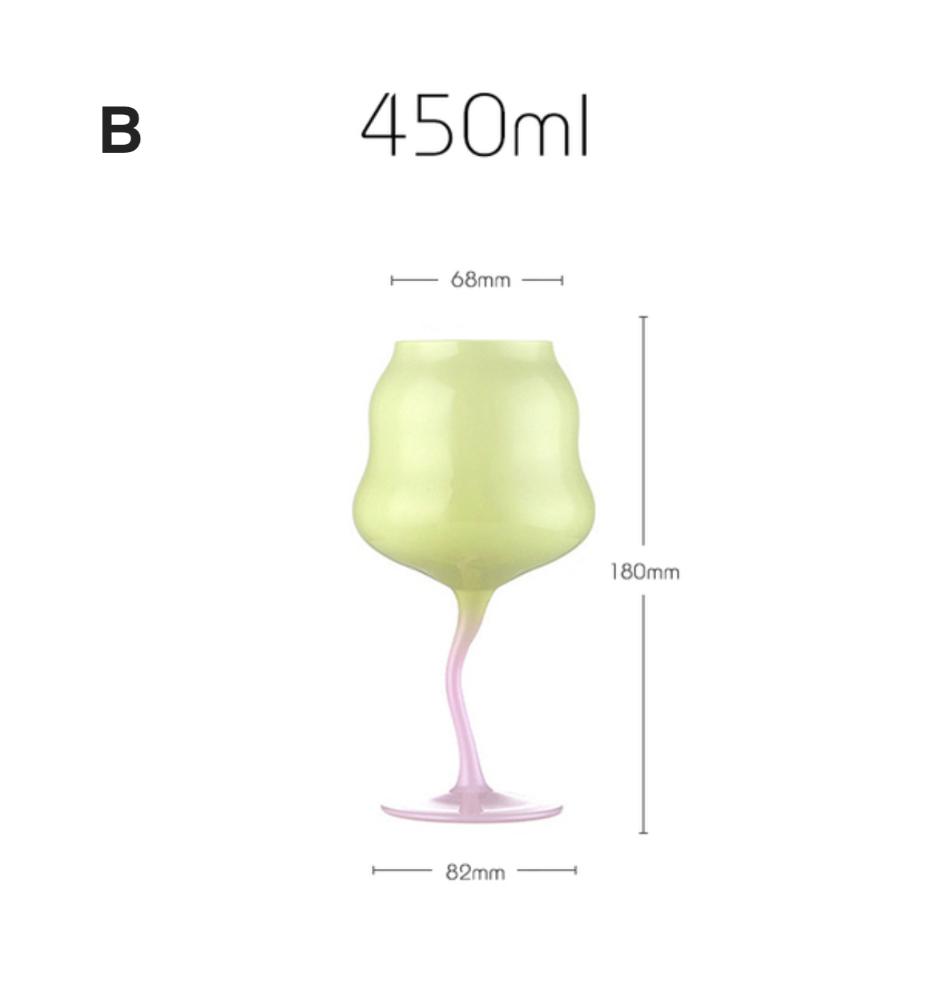 Retro Crystal Wine Glass