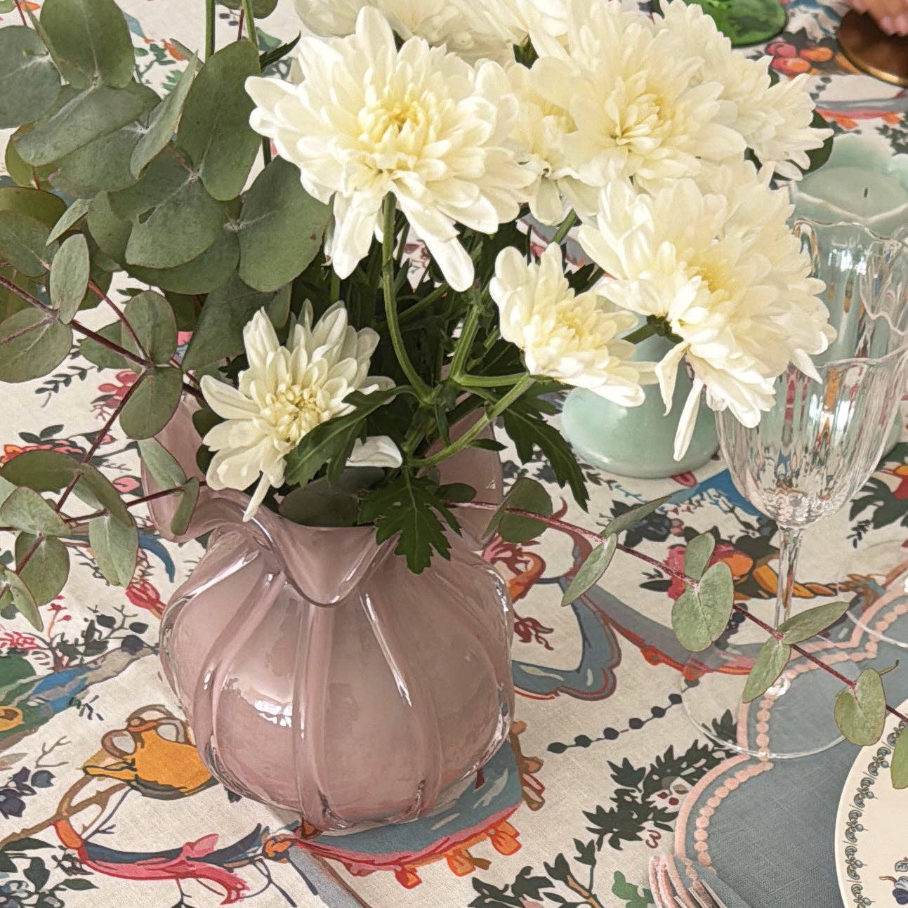 Rosella antique Pink flower vase