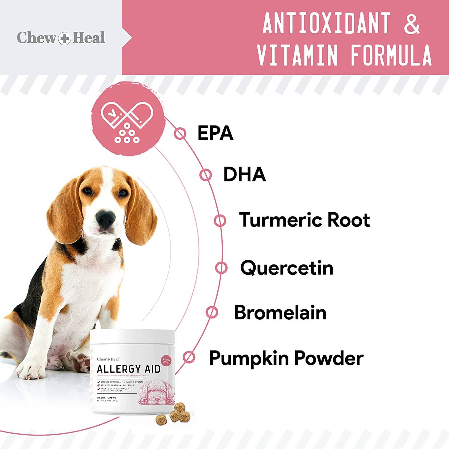 Allergy Chews with Antioxidants Dog Chew