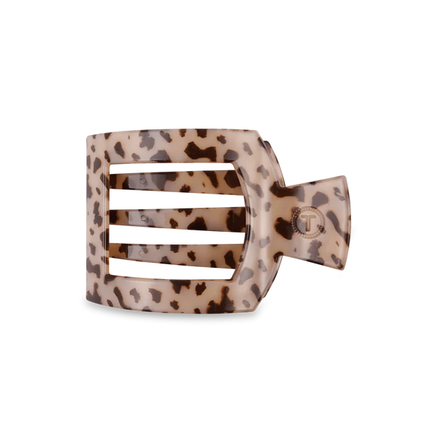 Blonde Tortoise Flat Square Hair Clip