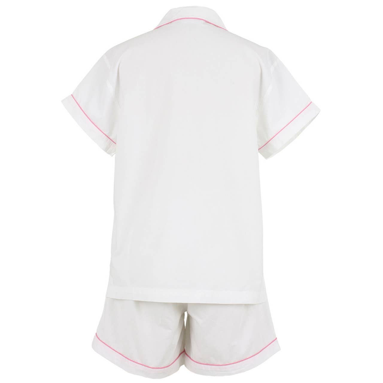 Logan Pink Short Sleeve Shorty Pajamas