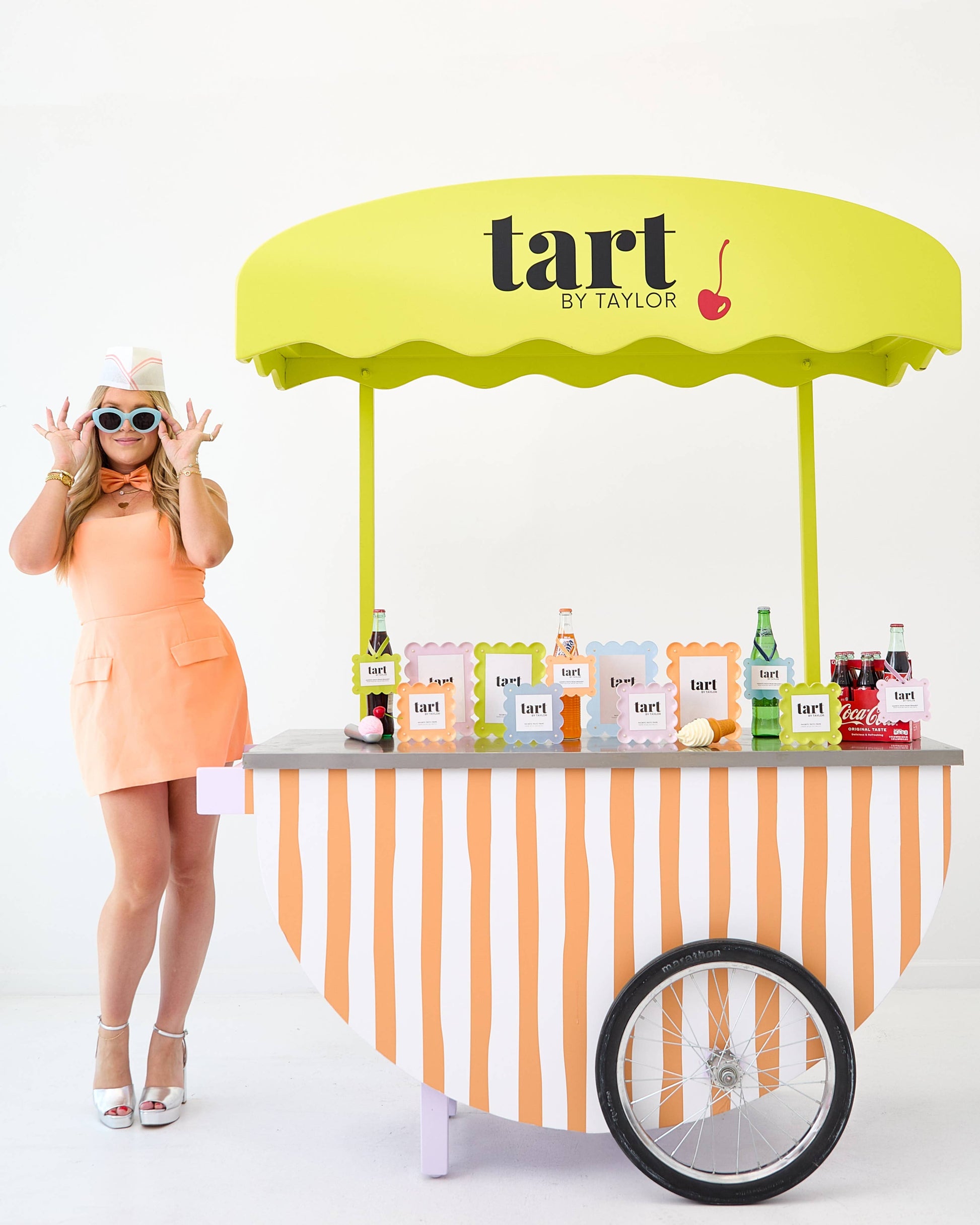 Chartreuse Frame Ornament