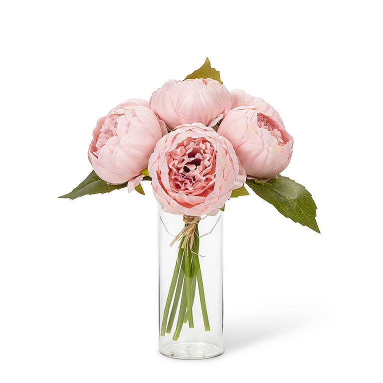 Full Peony Bouquet - 10"H