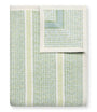 Market Stripe Ocean Fog Blanket