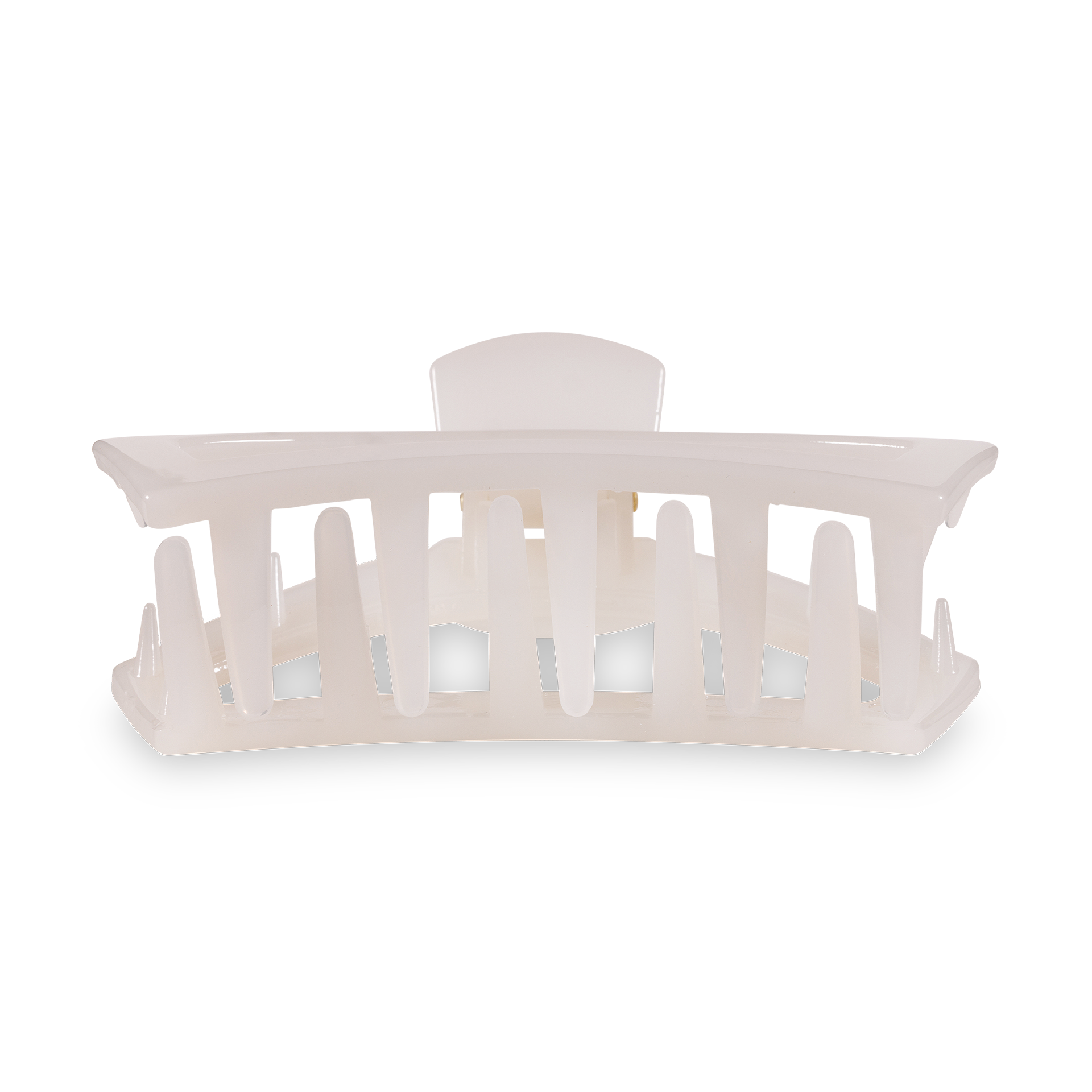 Open Hair Clip | Small | Coconut White