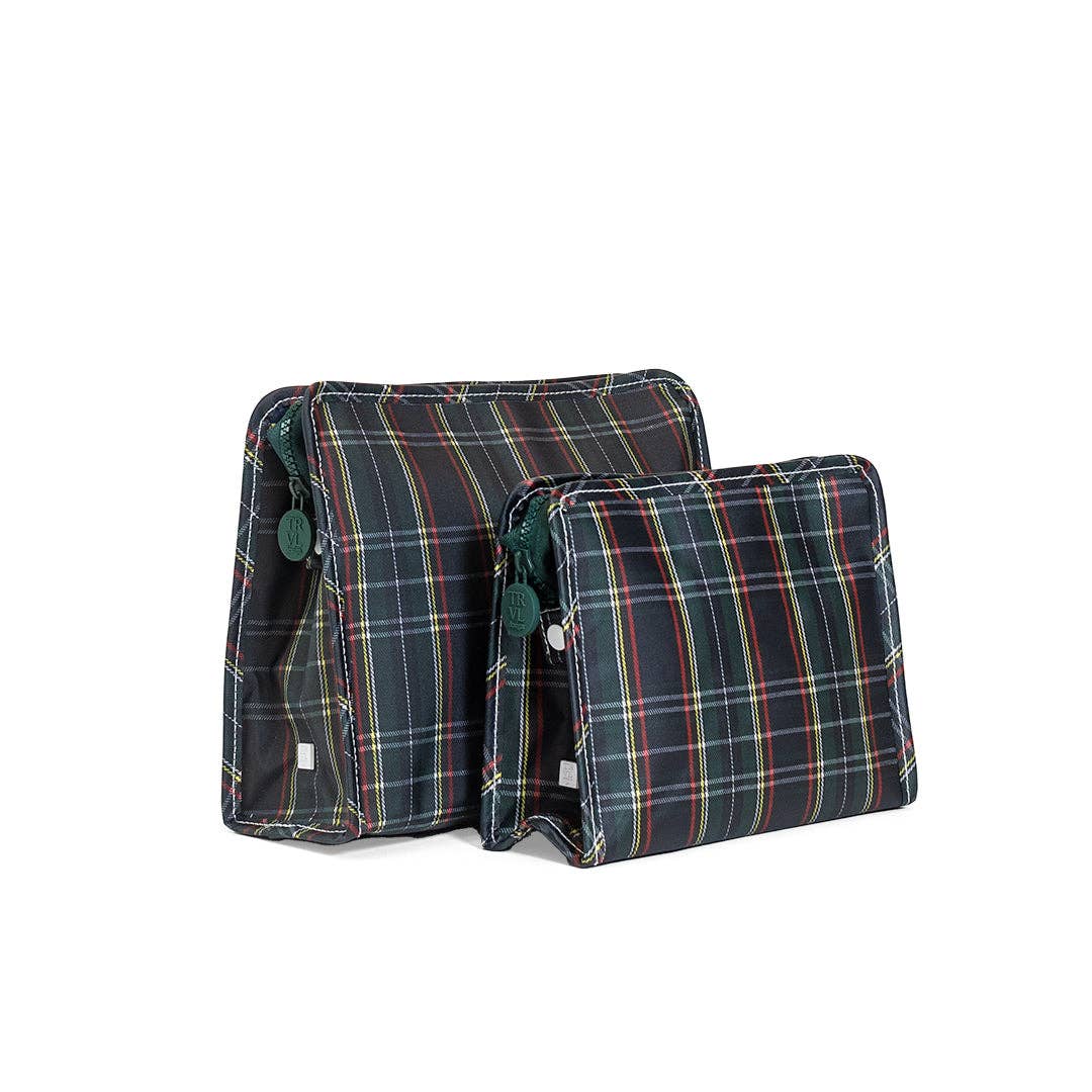 ROADIE LARGE Zip Pouch - CAMBRIDGE PLAID