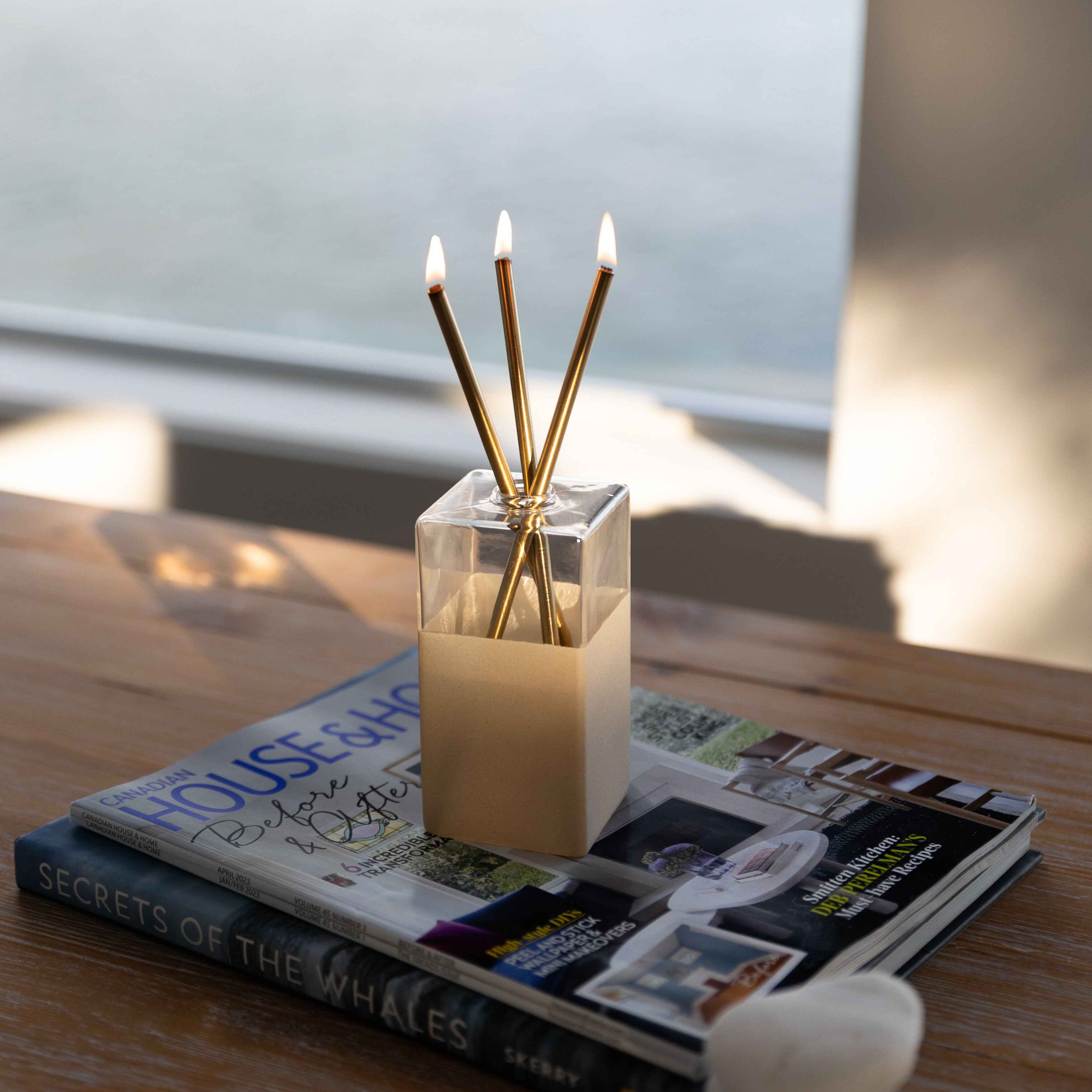 Gold Everlasting Candle – Reusable Steel Candles [x1 Pack]