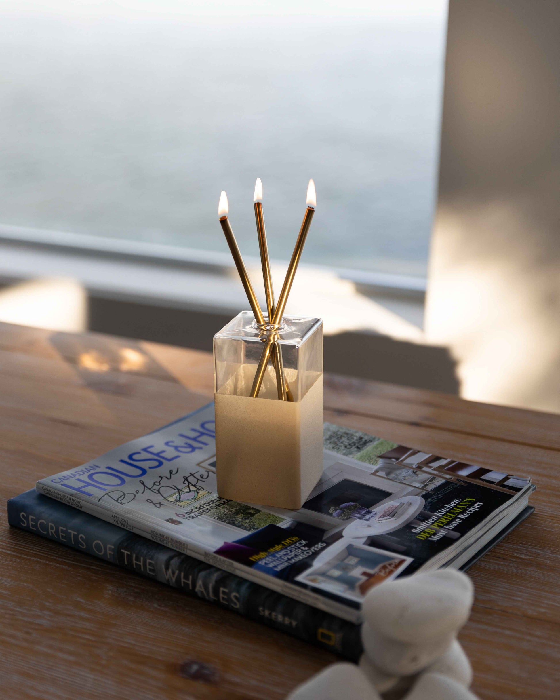 Gold Everlasting Candle – Reusable Steel Candles [x1 Pack]