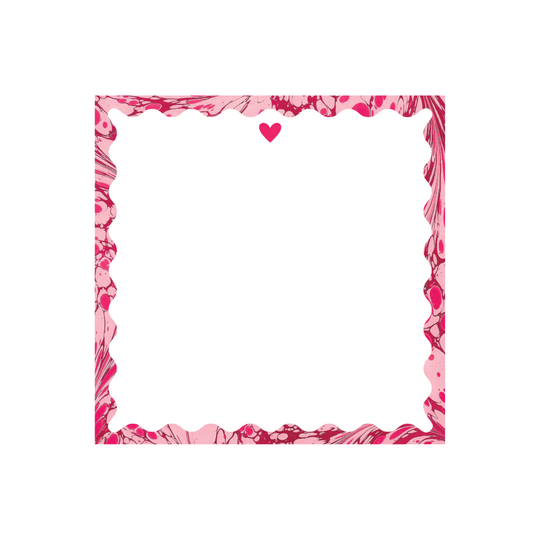 Pink Marble Square Notepad