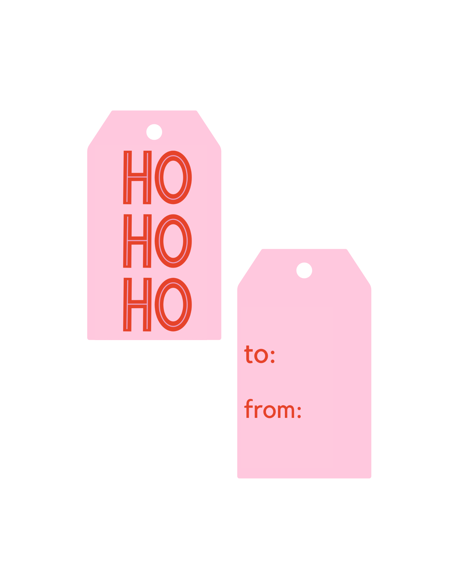 Ho Ho Ho Gift Tags