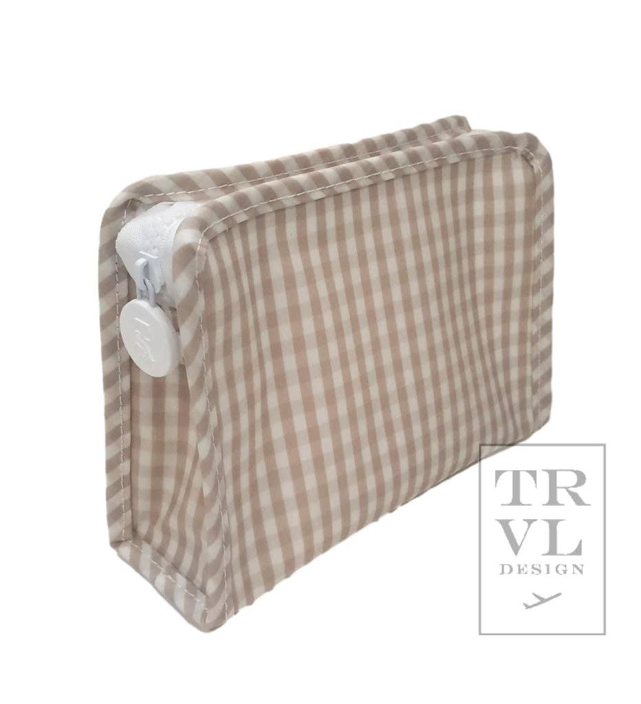 Roadie Small - Gingham Khaki