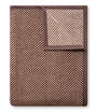 Harborview Herringbone Chocolate Blanket