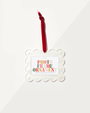 Pearl White Mini Frame Ornament