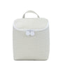 TAKE AWAY INSULATED LUNCH BAG - GINGHAM PEARL GREY