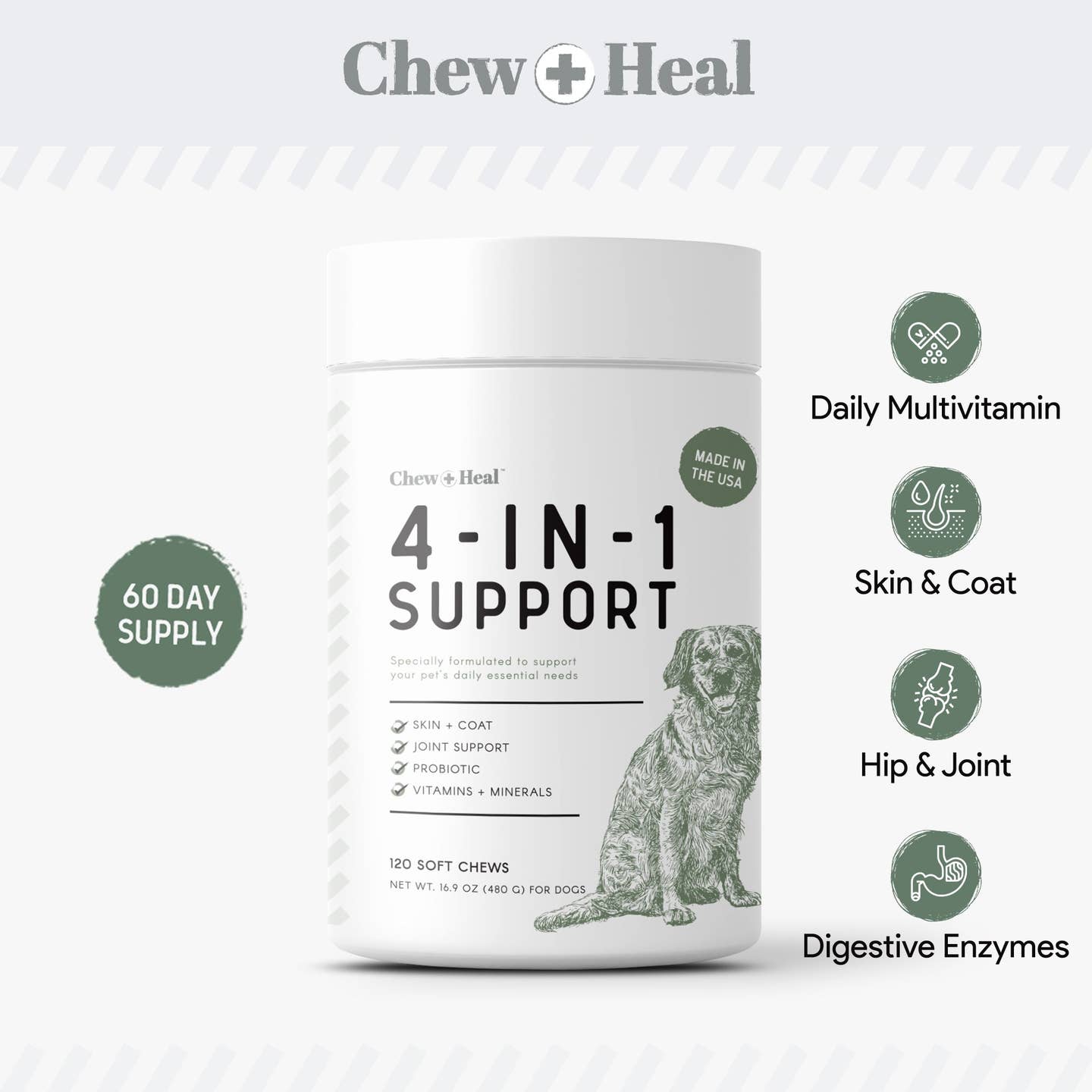 4-in-1 Support Dog Chew