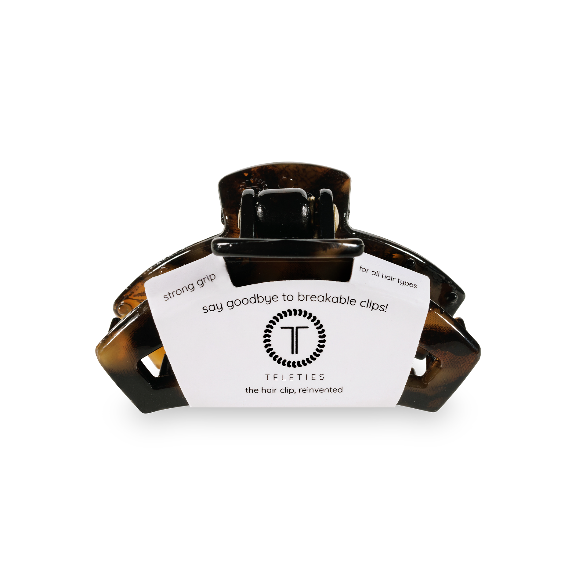 Open Hair Clip | Tiny | Tortoise