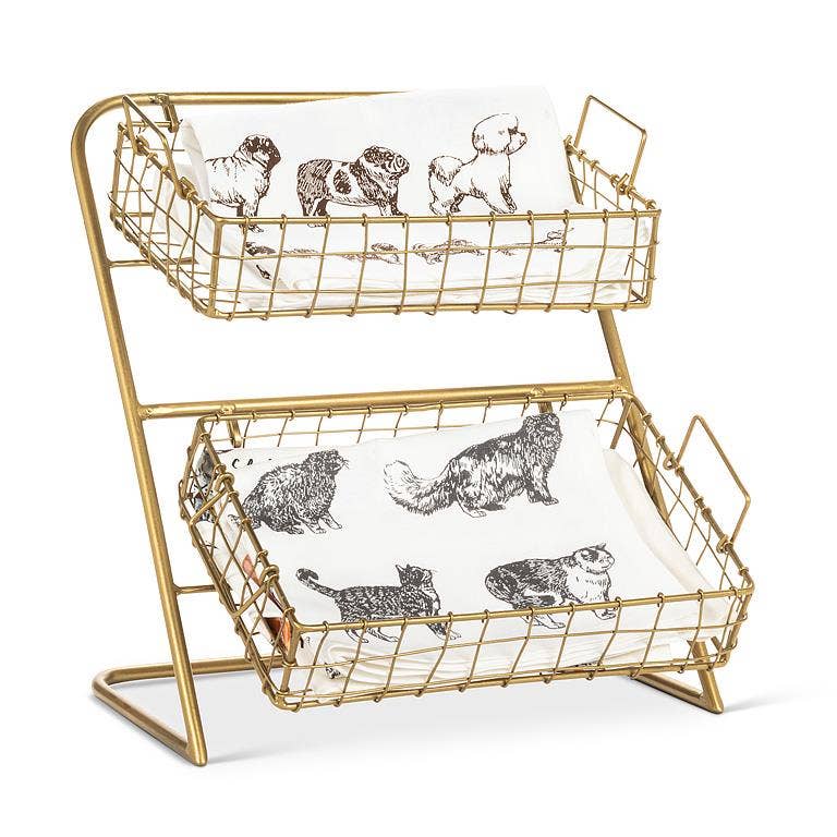 Storage Stand with 2 Trays-14"H