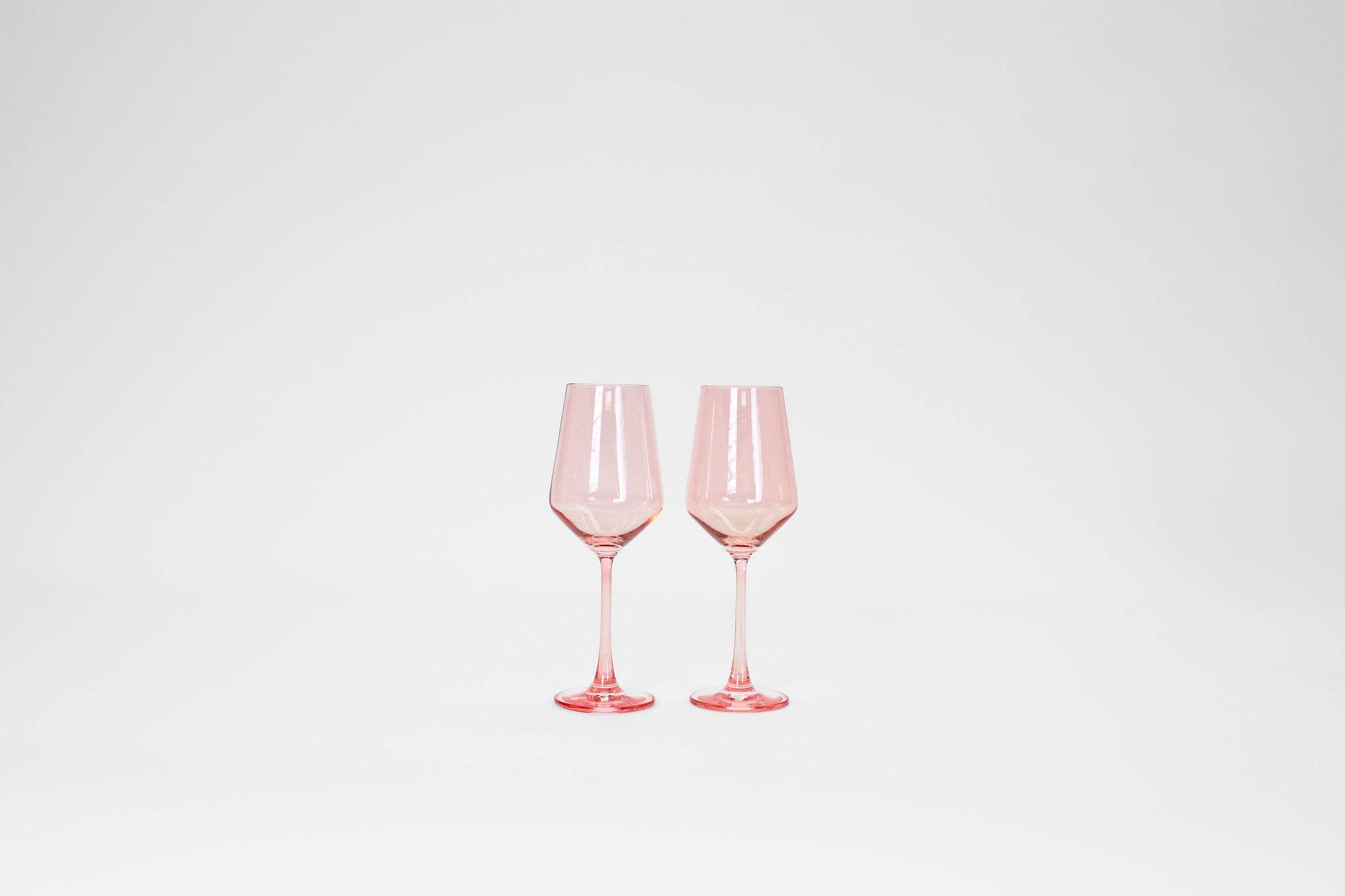 Tickle Me Pink - Colored Wine Glass