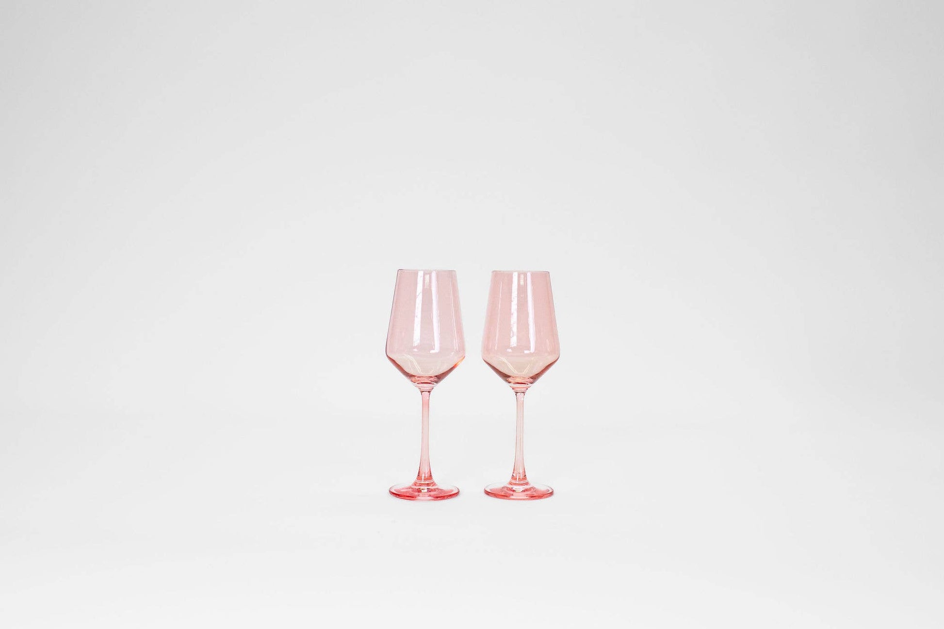 Tickle Me Pink - Colored Wine Glass