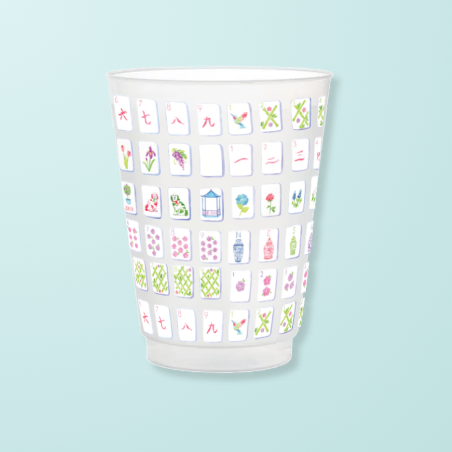 Mahjong Frosted Cups