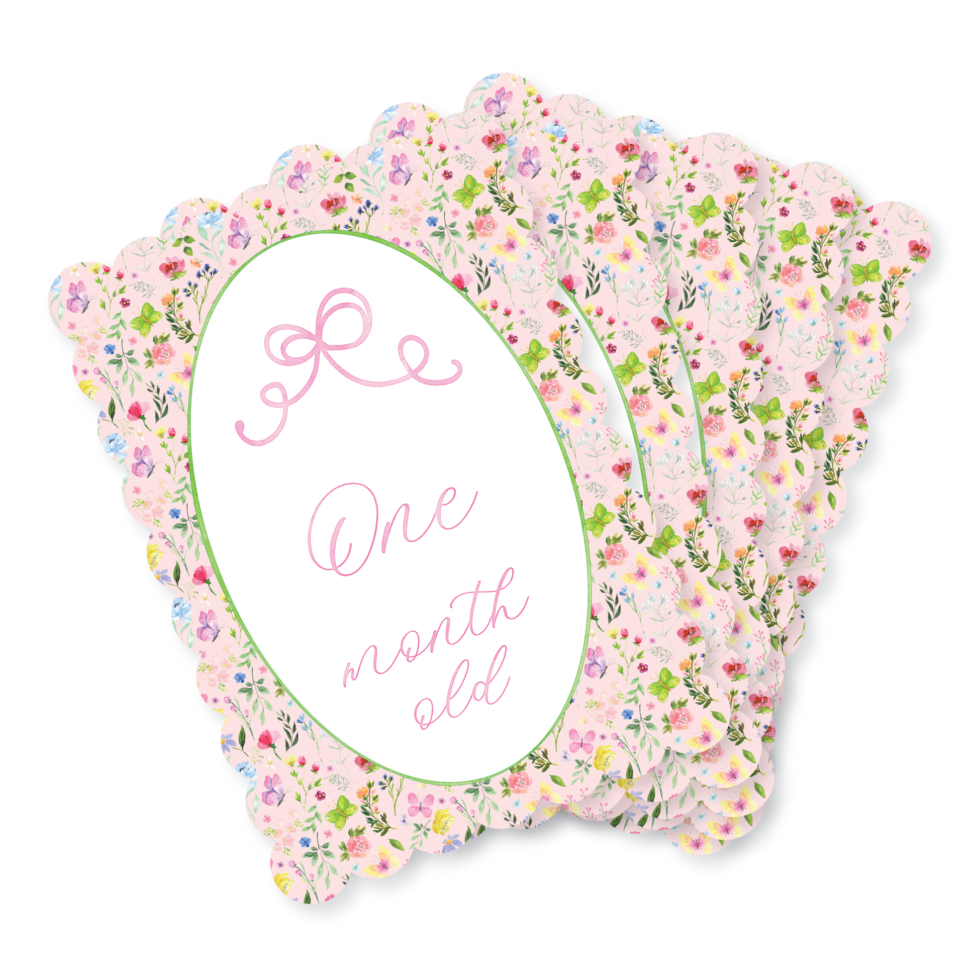 Wildflower Milestone Cards