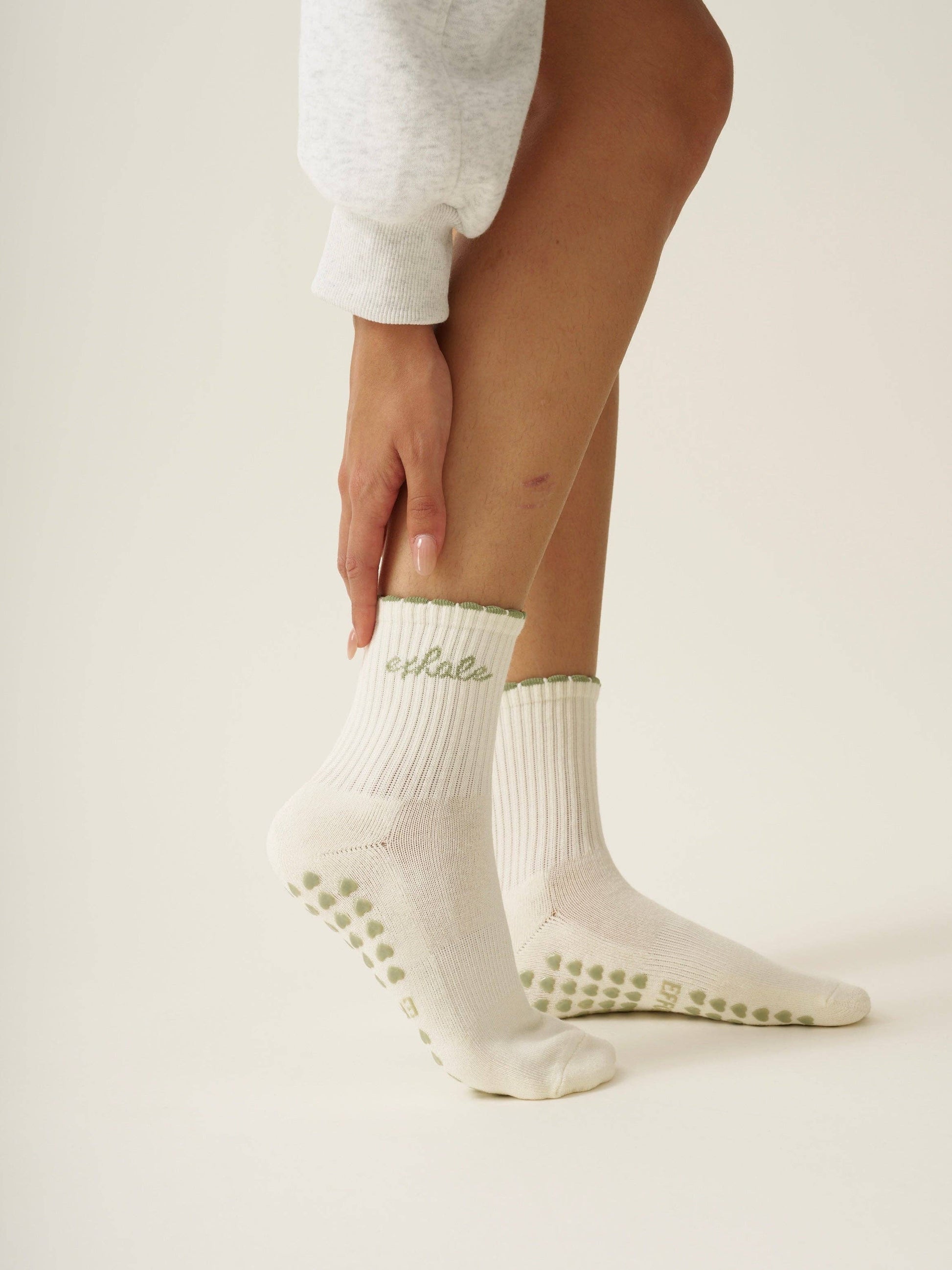 Inhale Exhale Grip Sock, Pilates Socks
