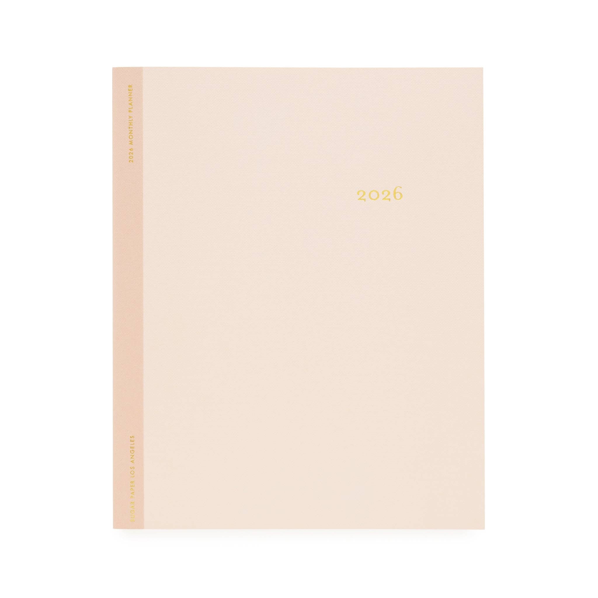 2026 Blush Monthly Planner