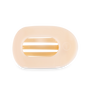 Round Flat Hair Clip | Medium | Almond Beige