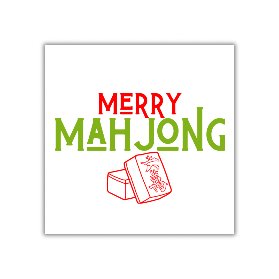 Merry Mahjong Paper Party Napkins