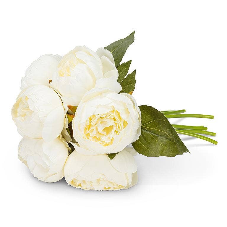 Full Peony Bouquet - 10"H
