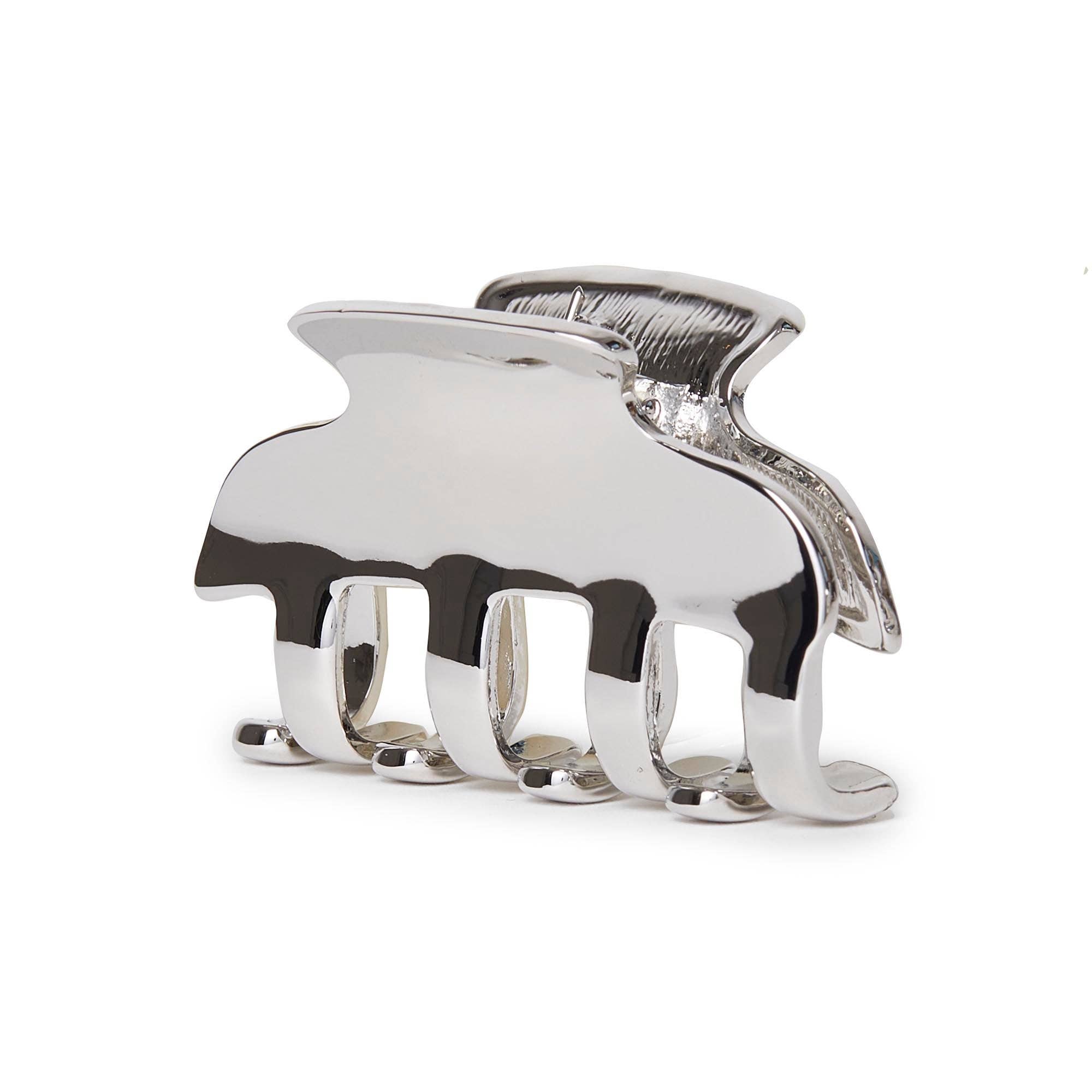 SILVER METAL MINI CLAW CLIP